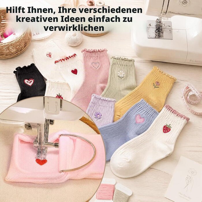 3-teiliges Stickrahmen-Set für Socken & Ärmel Roségold - 30% Rabatt