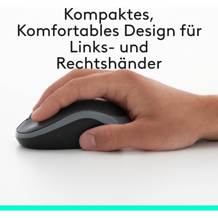 Drahtloses Tastatur- und Maus-Set, QWERTZ, Schwarz - 32% Rabatt