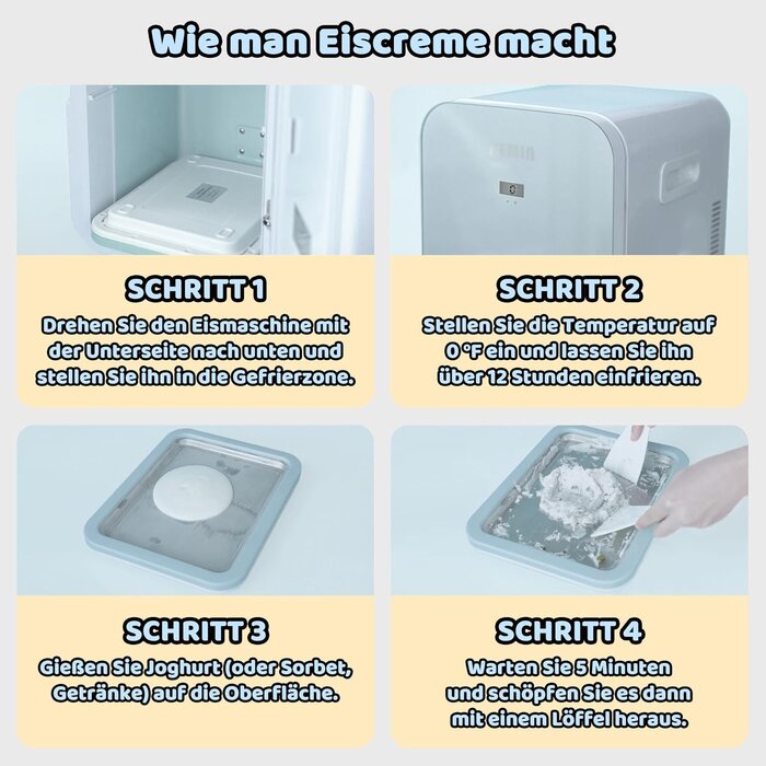 Manuelle Eismaschine für Roll-Eis & Sorbet - 29% Rabatt