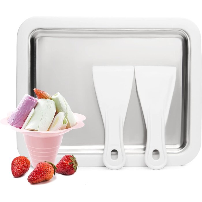 Manuelle Eismaschine für Roll-Eis & Sorbet - 29% Rabatt
