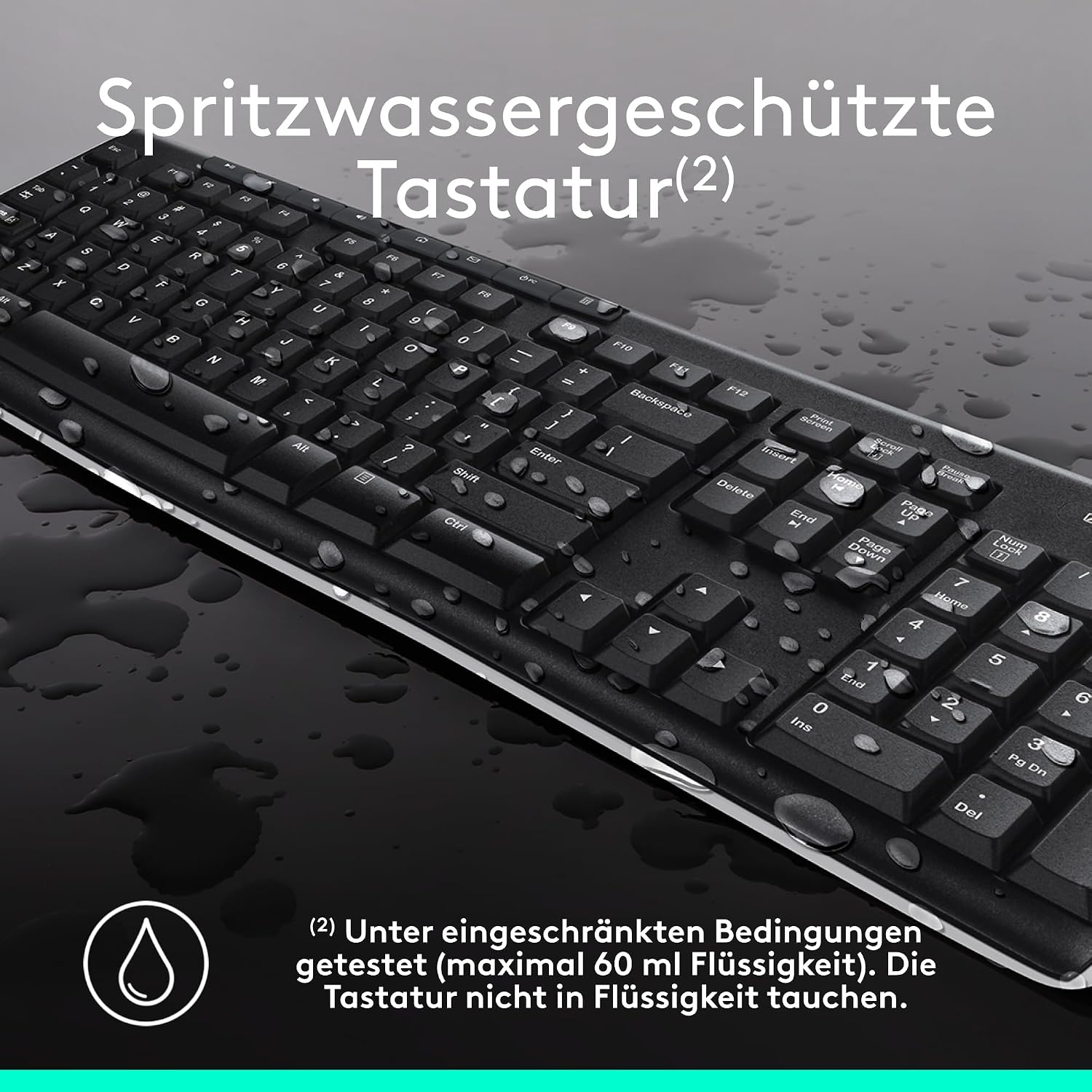 Kabelloses Tastatur- & Maus-Set 2,4 GHz QWERTZ - 32% Rabatt