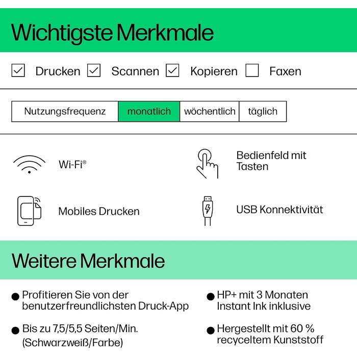 All-in-One Tintenstrahldrucker Weiß/Silber - 34% Rabatt