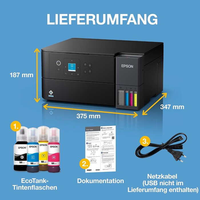 Multifunktions-Drucker A4 WLAN Duplex Schwarz - 35% Rabatt