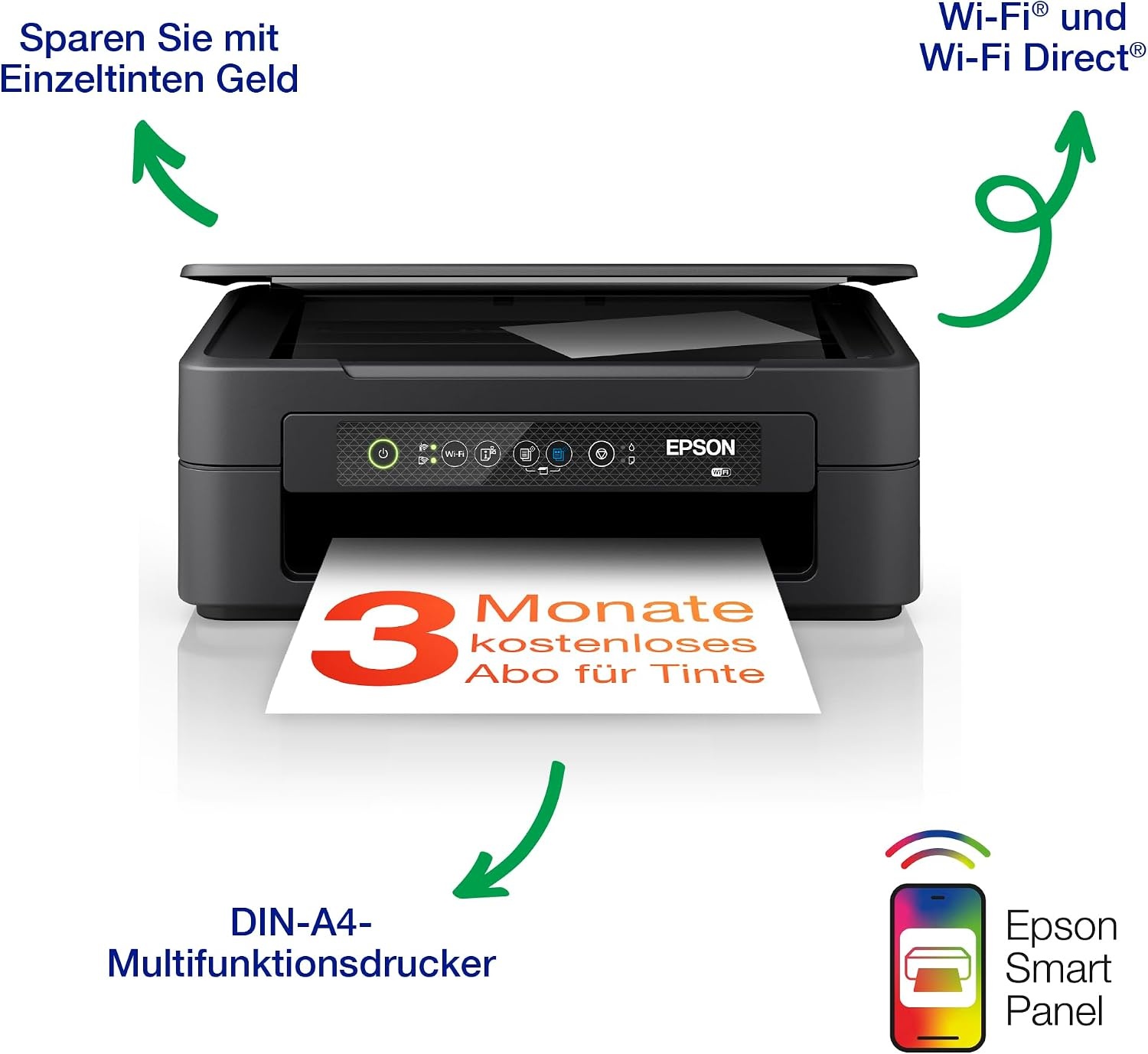 Kompakter Multifunktionsdrucker WLAN - 33% Rabatt