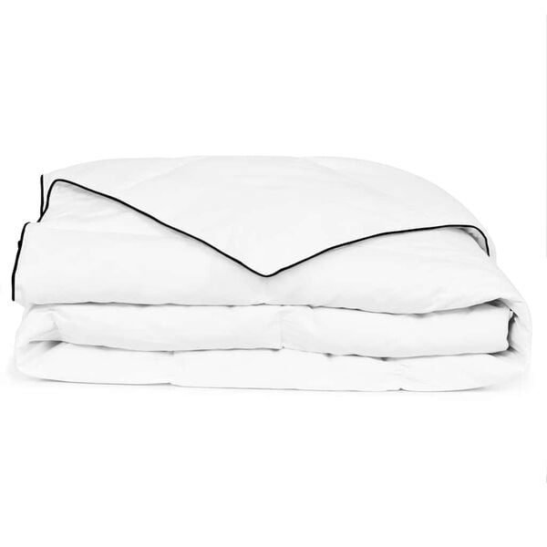 Vidaxl Winterbettdecke 155x220 cm, Entenfedern & Daunen, Weiß - 33% Rabatt