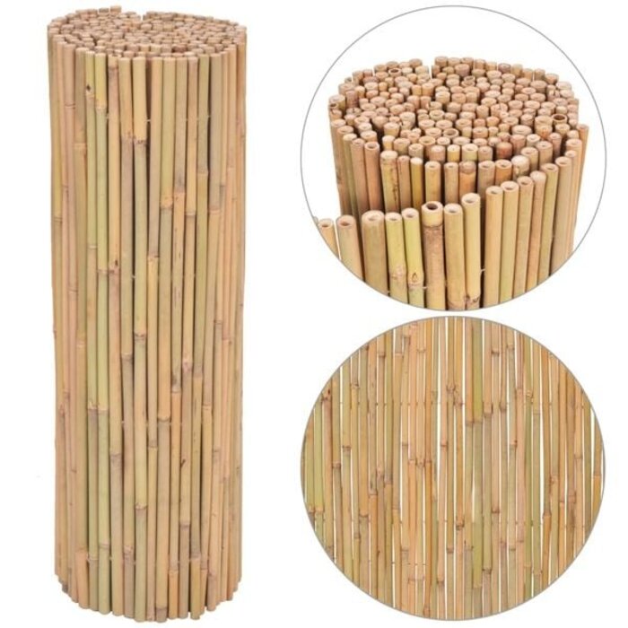 Vidaxl Bambus-Sichtschutzmatte 300 x 100 cm, naturfarben - 34% Rabatt