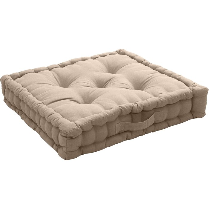 Bodenkissen Schwarz 50x50x10 cm - 26% Rabatt