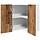 Eck-Hängeschrank Lyon Altholz-Optik 57x57x60 cm - 34% Rabatt