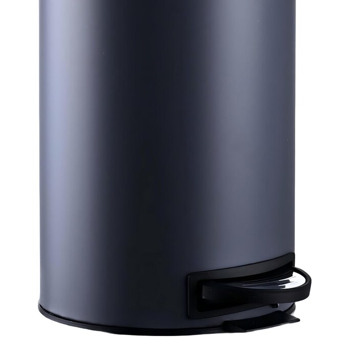 Stahl-Tretmülleimer 12 Liter, Grau - Softclose - 31% Rabatt