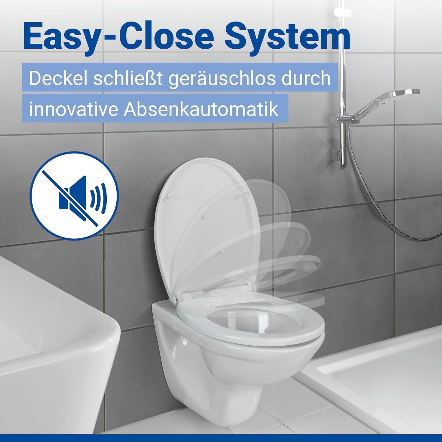 WC-Sitz Ostuni Oval Softclose Weiß - 300 kg Tragkraft - 31% Rabatt