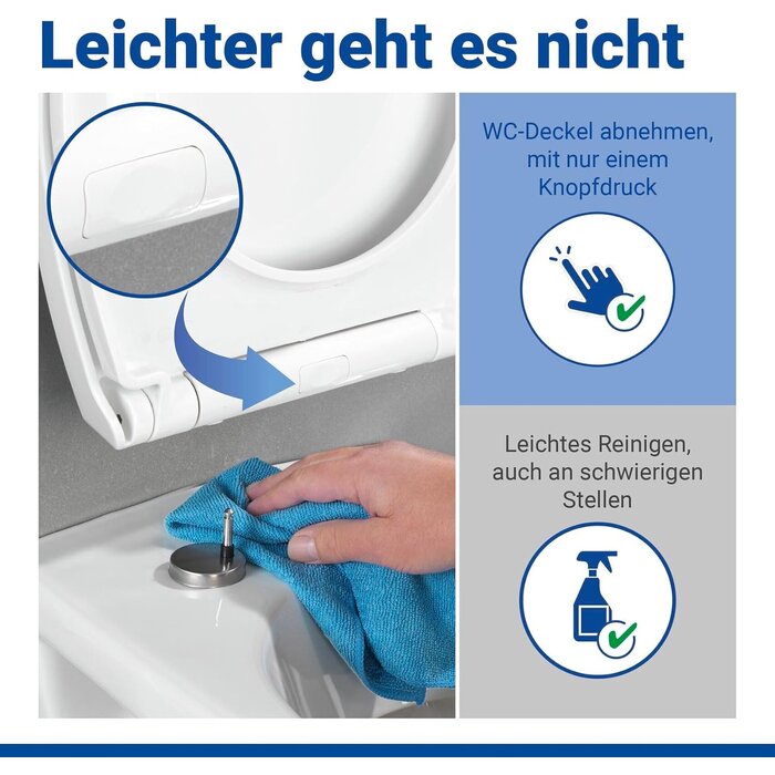 WC-Sitz Ostuni Oval Softclose Weiß - 300 kg Tragkraft - 31% Rabatt