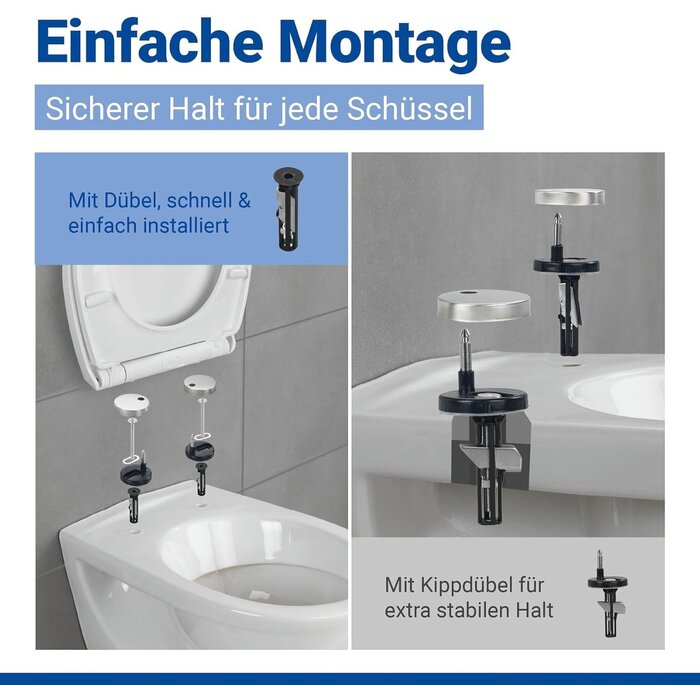 WC-Sitz Ostuni Oval Softclose Weiß - 300 kg Tragkraft - 31% Rabatt