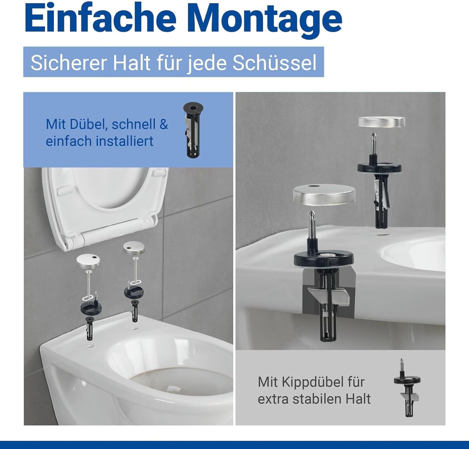 WC-Sitz Ostuni Oval Softclose Weiß - 300 kg Tragkraft - 31% Rabatt