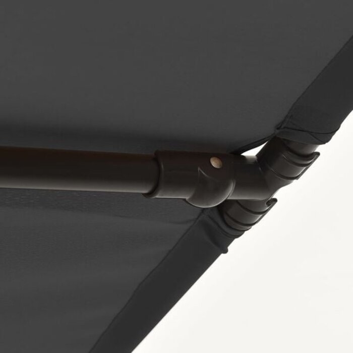 Vidaxl Sonnenschirm mit Aluminiummast 180x110 cm Anthrazit - 32% Rabatt