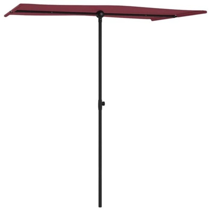 Vidaxl Sonnenschirm 180x110 cm Bordeauxrot - 32% Rabatt