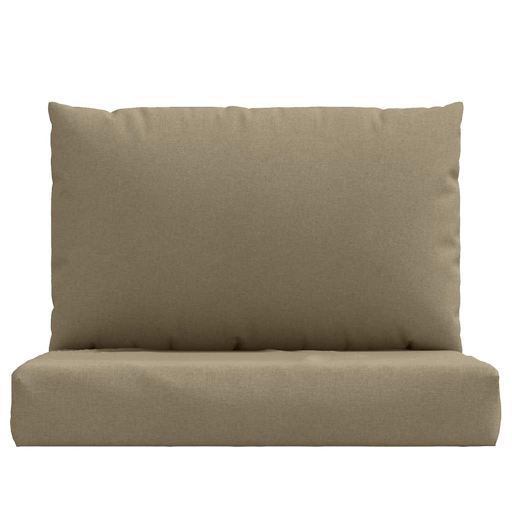 Vidaxl Palettenkissen-Set 2-tlg. 60x60cm Meliertes Taupe - 32% Rabatt