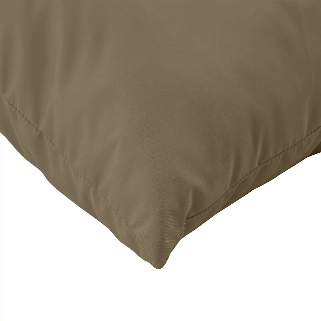 Vidaxl Palettenkissen-Set 2-tlg. 60x60cm Meliertes Taupe - 32% Rabatt