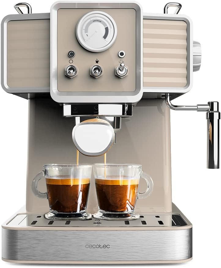 Cecotec Vintage Espressomaschine 20 Bar 1350W Hellblau - 34% Rabatt