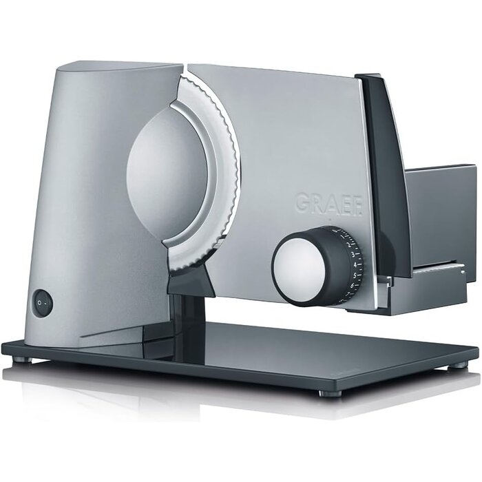 Allesschneider Chrom Grau Schwarz M - 35% Rabatt