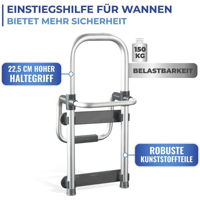 Badewannen-Einstiegshilfe Secura, verstellbar, 33% Rabatt