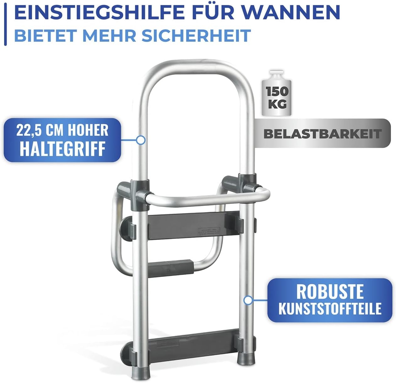 Badewannen-Einstiegshilfe Secura, verstellbar, 33% Rabatt