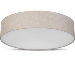 Runde Deckenleuchte 50 cm Taupe - 33% Rabatt - Vintage-Design