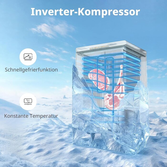 99L Gefriertruhe & Kühler - 38dB Inverter - 35% Rabatt - Ausgepackt