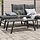 Gartentisch 90x45x35 cm aus Stahl, Schwarz - 34% Rabatt