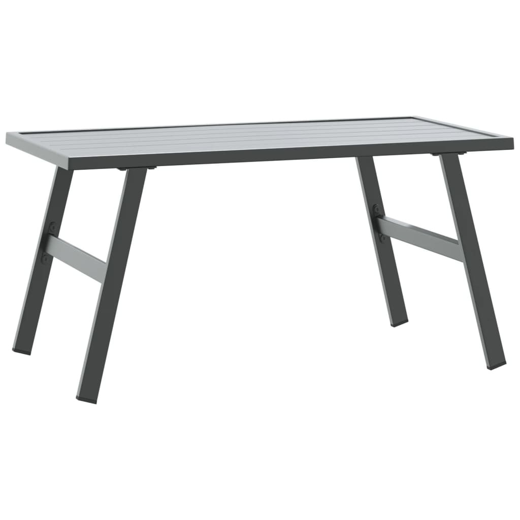 Vidaxl Gartentisch 90x45x35 cm aus Stahl, Schwarz - 34% Rabatt