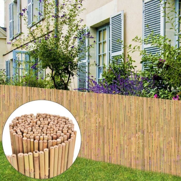 Vidaxl Bambus-Sichtschutzmatte 300 x 100 cm, Natur - 34% Rabatt
