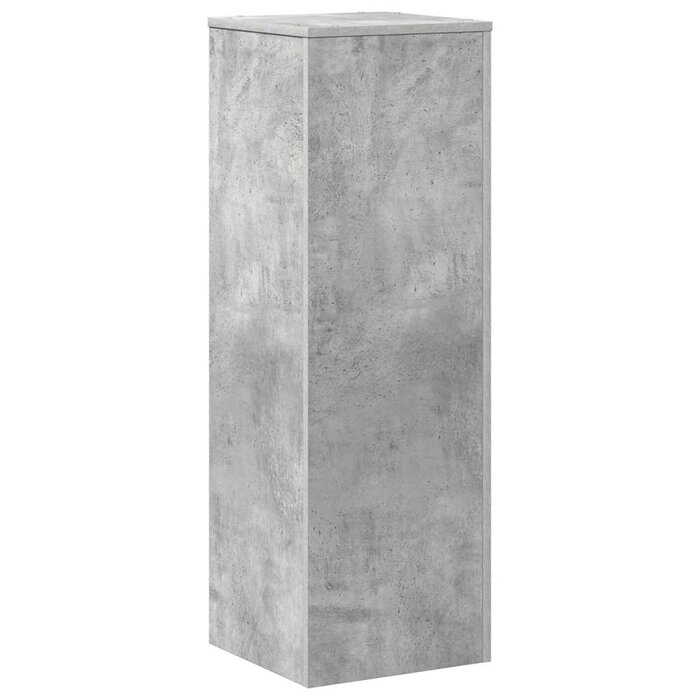 Vidaxl Pflanzenständer 33x33x100 cm Holzwerkstoff Betongrau - 33% Rabatt