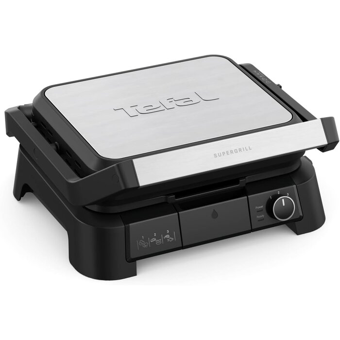 3-in-1 Kontaktgrill 2000W Edelstahl - 34% Rabatt auf ausgepacktes Gerät