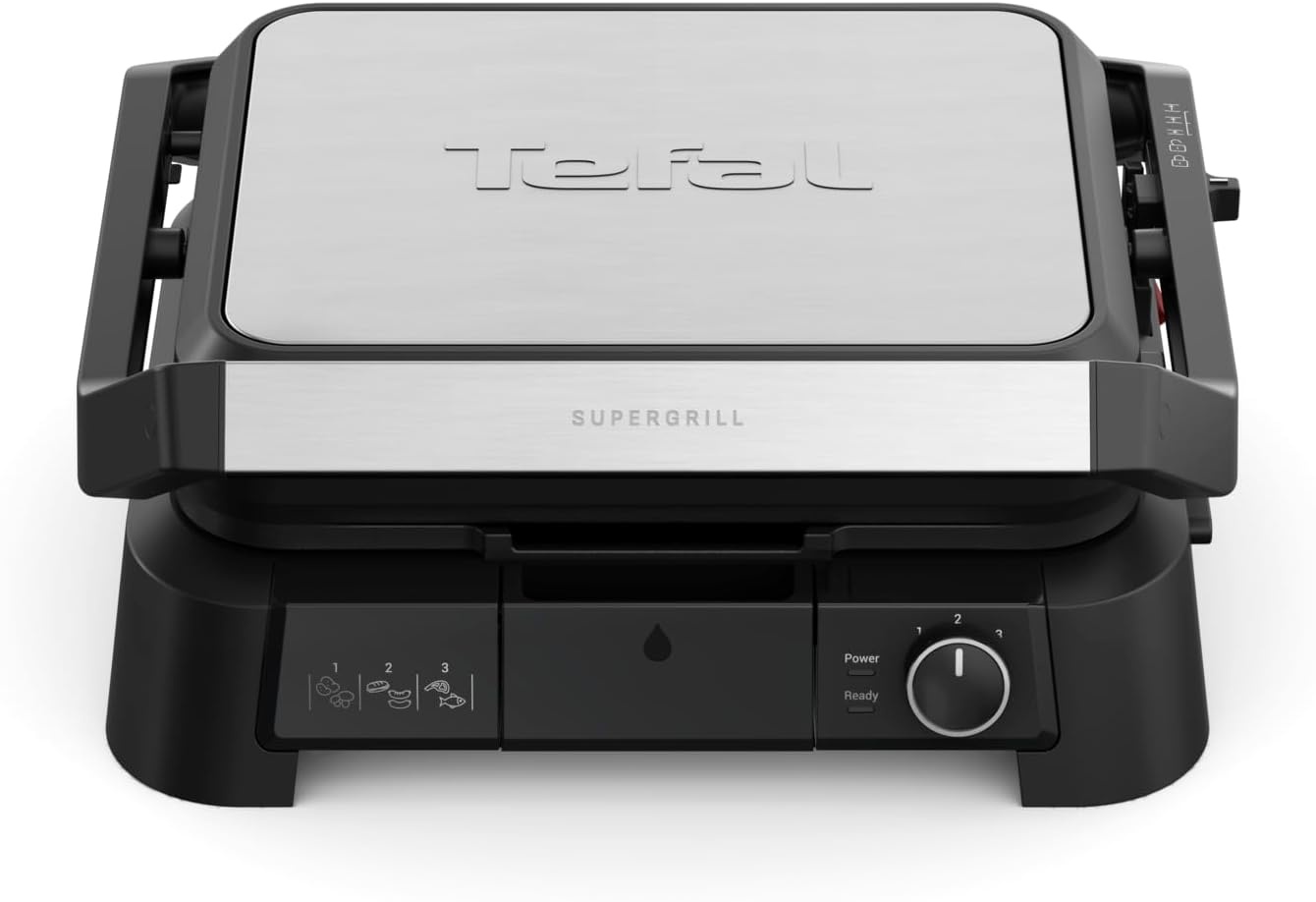3-in-1 Kontaktgrill 2000W Edelstahl - 34% Rabatt auf ausgepacktes Gerät