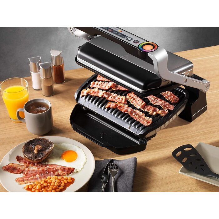Kontaktgrill 2000W Edelstahl - 6 Programme - 34% Rabatt - Ausgepackt