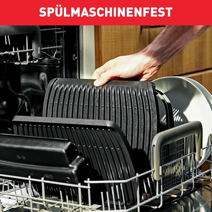 Kontaktgrill 2000W Edelstahl - 6 Programme - 34% Rabatt - Ausgepackt