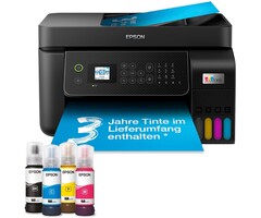 Epson Multifunktions-Tintenstrahldrucker A4, Wi-Fi, Schwarz - 35% Rabatt