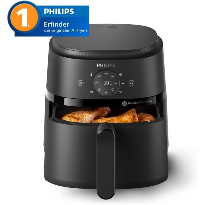 Philips Heißluftfritteuse 4,2L, 1500W, RapidAir - 34% Rabatt
