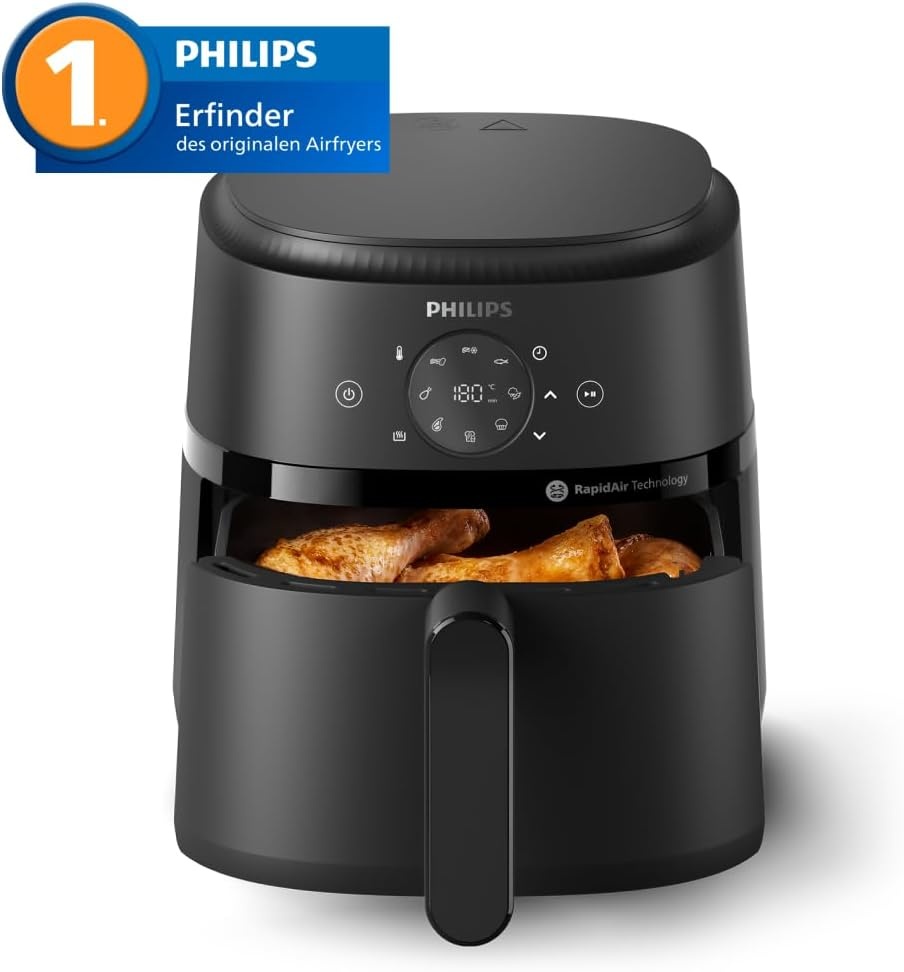 Philips Heißluftfritteuse 4,2L, 1500W, RapidAir - 34% Rabatt