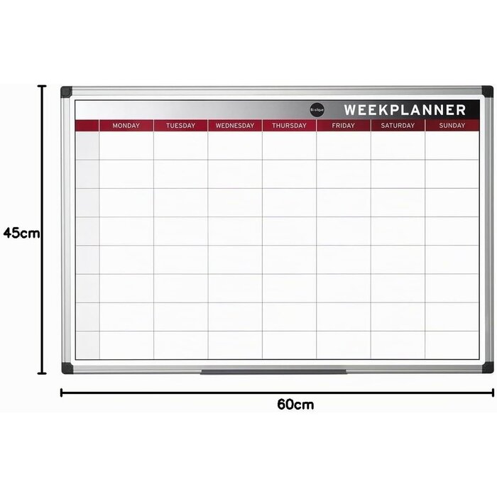 Magnetischer Wochenplaner 60x45 cm | 32% Rabatt