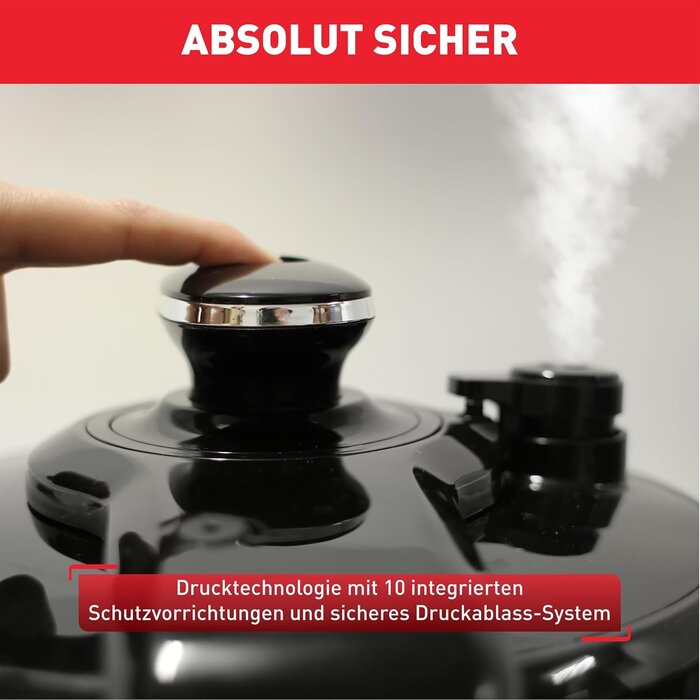 Elektrischer 6L Schnellkochtopf - 25 Programme - Edelstahl - 34% Rabatt