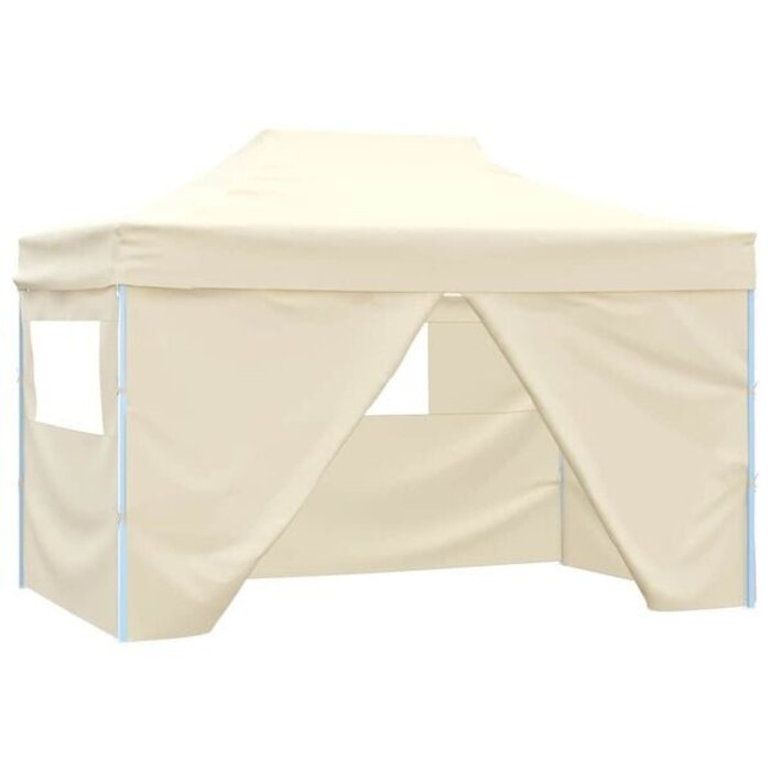 Vidaxl Faltbares Pop-up-Partyzelt 3x4,5 m Crèmeweiß - 35% Rabatt