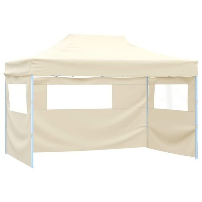 Vidaxl Faltbares Pop-up-Partyzelt 3x4,5 m Crèmeweiß - 35% Rabatt