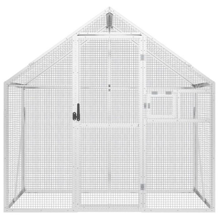 Vidaxl Große Voliere 179x100x185 cm aus Aluminium - 35% Rabatt