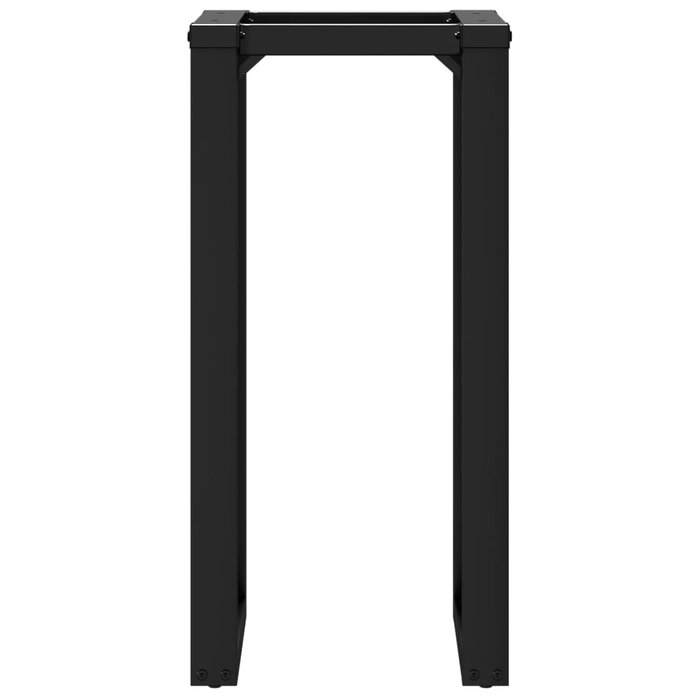 Vidaxl Tischbeine O-Form 40x40x73 cm, Stahl, Schwarz - 34% Rabatt