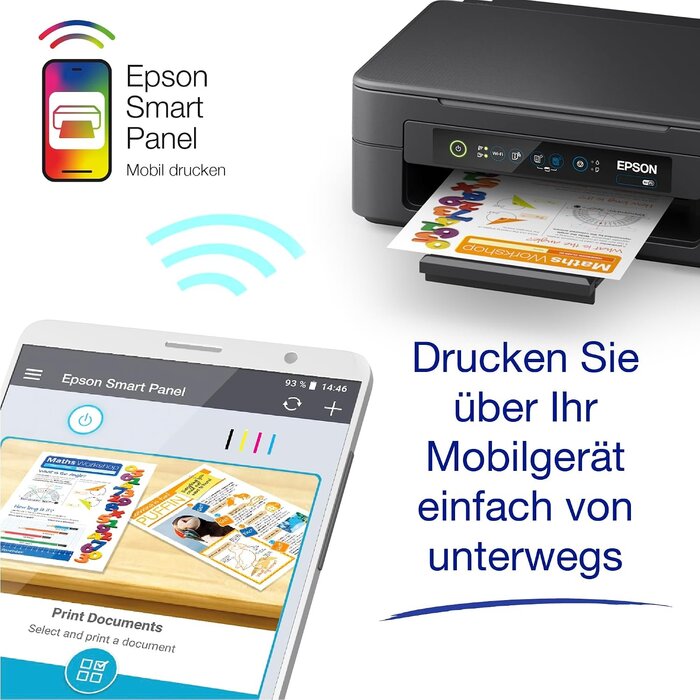Epson 3-in-1 Tintenstrahldrucker WLAN DIN A4 - Schwarz - 33% Rabatt