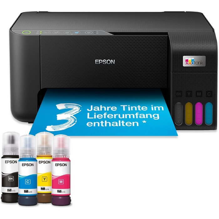 Epson EcoTank Multifunktionsdrucker A4 - 35% Rabatt - Ausgepackt & Top-Zustand