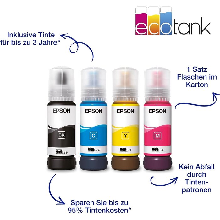 Epson EcoTank Multifunktionsdrucker A4 - 35% Rabatt - Ausgepackt & Top-Zustand