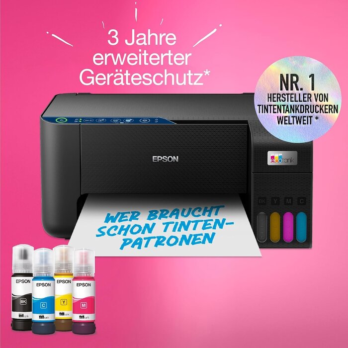 Epson EcoTank Multifunktionsdrucker A4 - 35% Rabatt - Ausgepackt & Top-Zustand