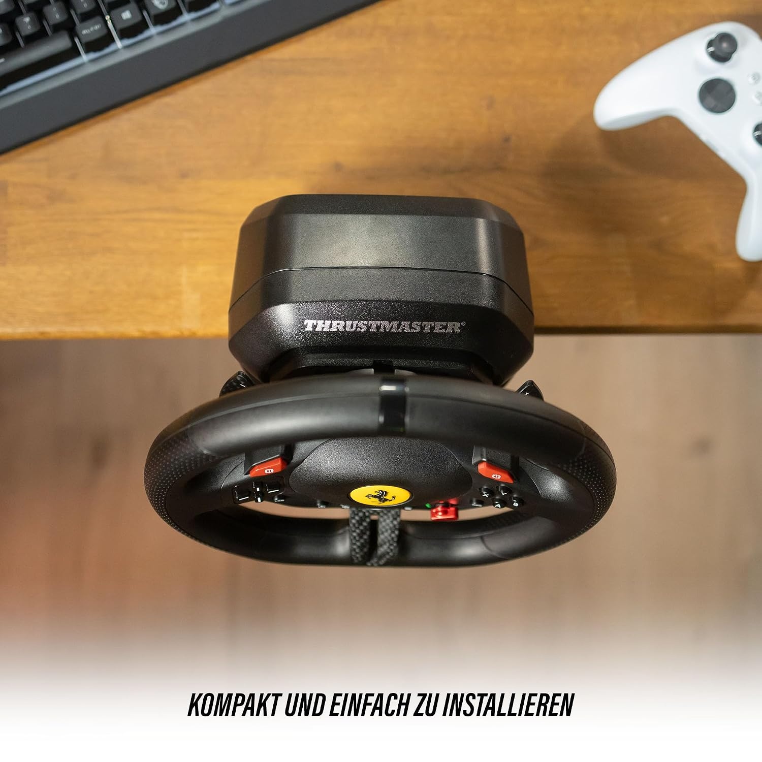 Rennlenkrad mit Pedalen für Xbox & PC - Ferrari-Design - 34% Rabatt