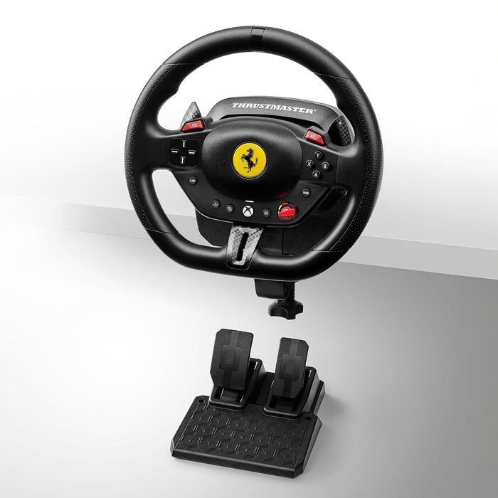 Rennlenkrad mit Pedalen für Xbox & PC - Ferrari-Design - 34% Rabatt